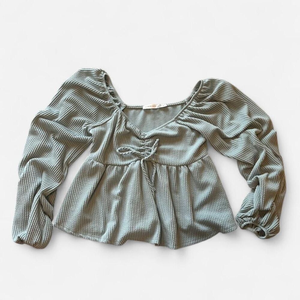 Altar-d-state Women's Green and Blue Blouse